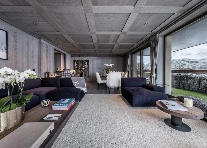 De Luxe A Courchevel: 5 Chambres, Terrasse Et Service De Conciergerie - Fr-1-613a-37 Apartament